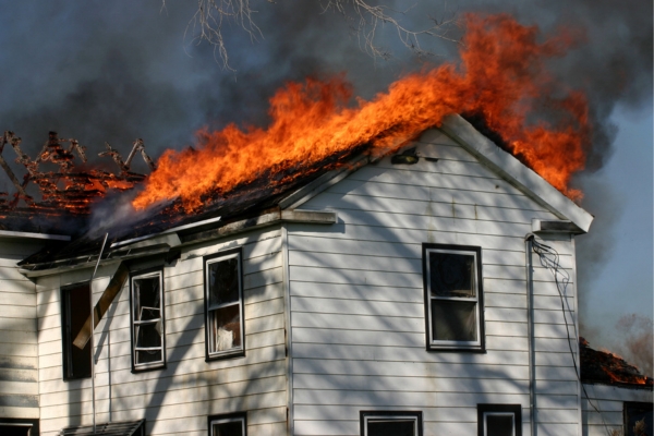 Rockies Fire & Protection images house burning